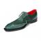 Emilio Franco "Antonio" Green Genuine Italian Suede Leather Lace-Up Dress Shoes.